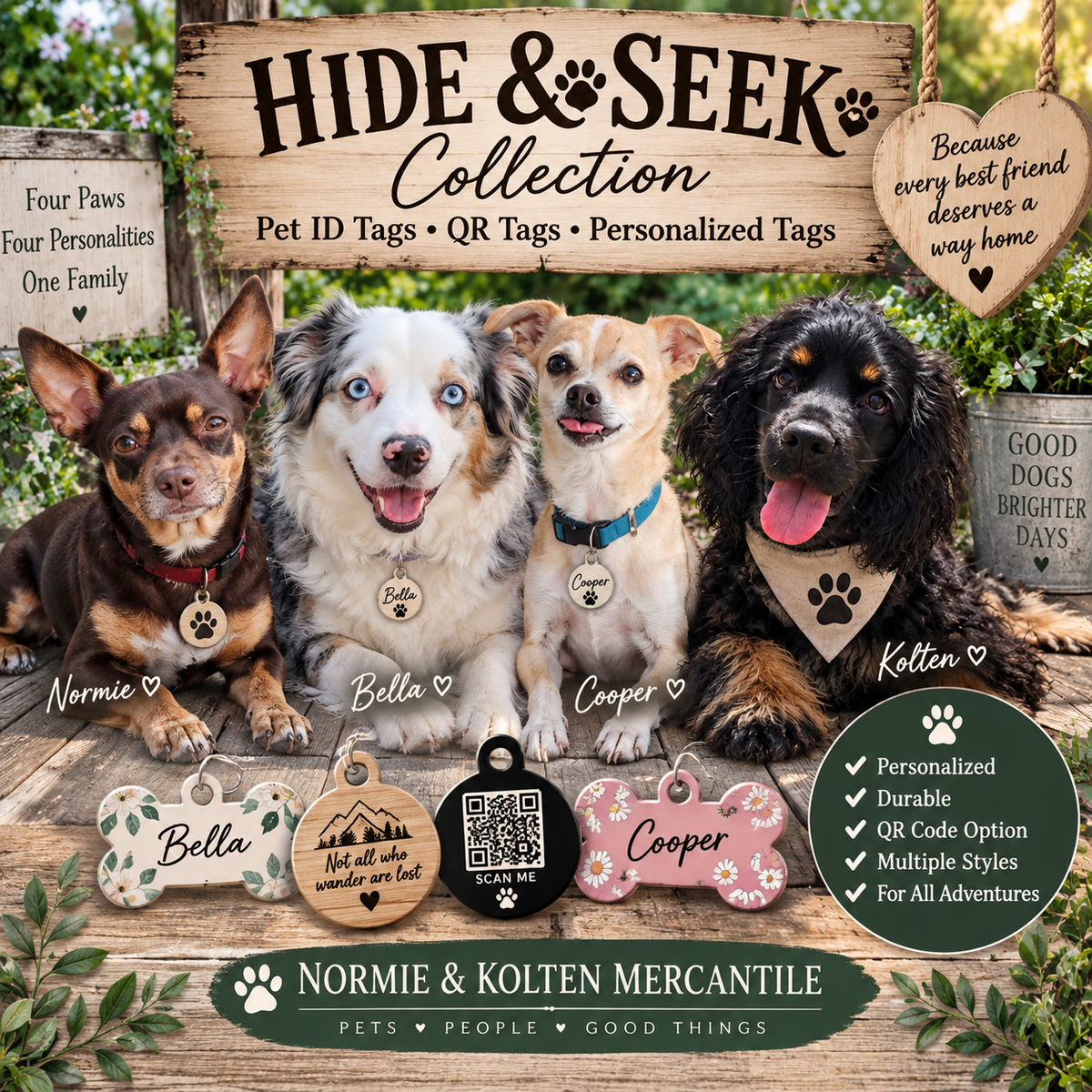 Hide and Seek Tags