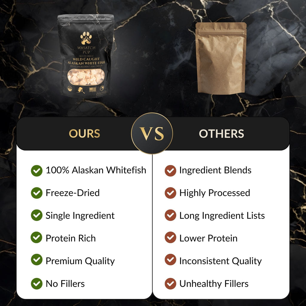 Freeze-Dried Alaskan Whitefish Dog Treats