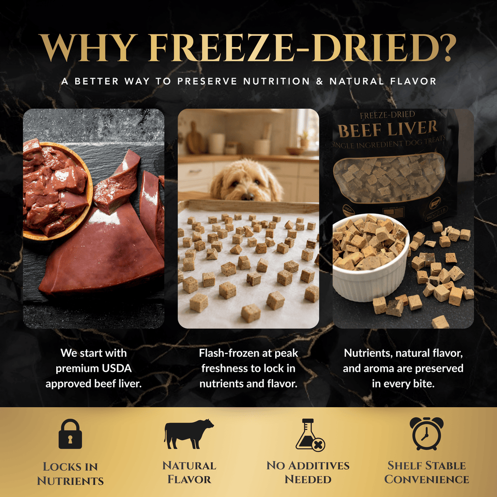 Freeze-Dried Beef Liver Dog Treats