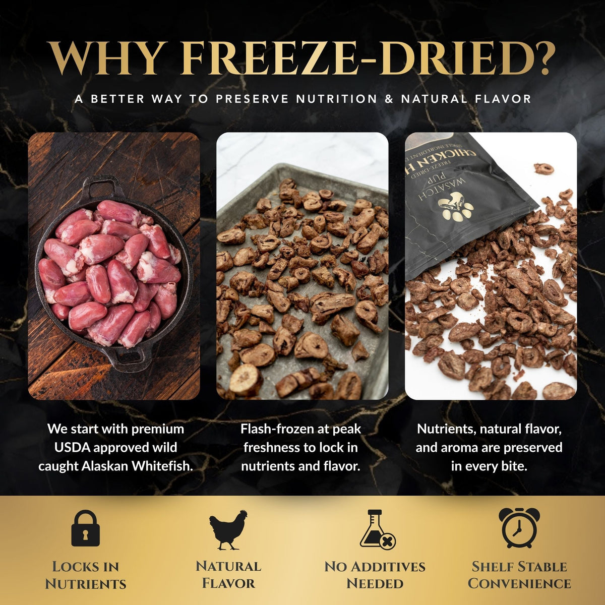 Freeze-Dried Chicken Heart Dog Treats